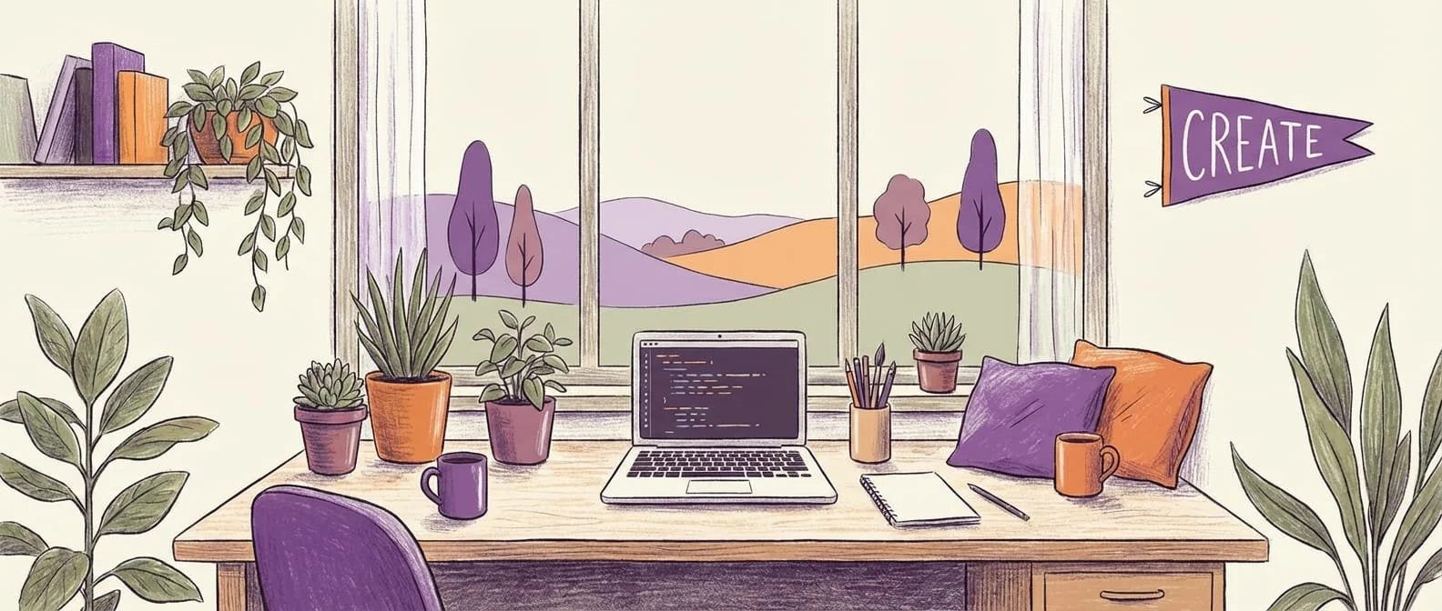 Espacio de trabajo creativo